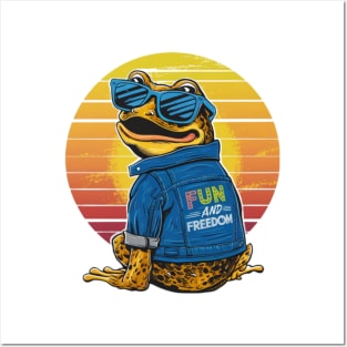 Frog fun and freedom Posters and Art